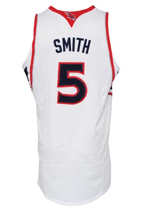 11/2/2012 Josh Smith Atlanta Hawks Game-Used Home Jersey (NBA LOA)