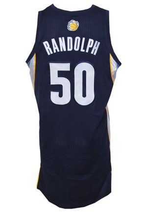 10/31/12 Zach Randolph Memphis Grizzlies Game-Used Road Jersey (NBA LOA • Dana Davis Patch • Built-In Mic Pocket)