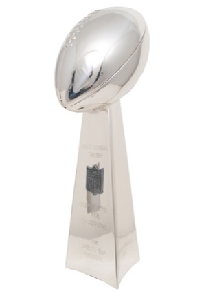 1997 Super Bowl XXXI Vince Lombardi Players Trophy of Green Bay Packer Dorsey Levens (Mint)
