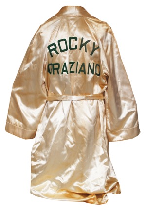 Rocky Graziano Silk Boxing Robe 