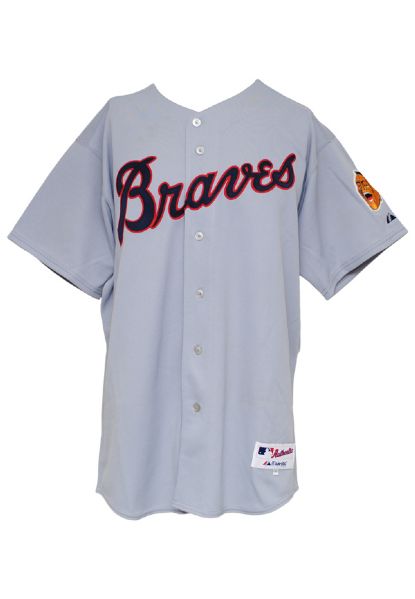 6/27/2004 Chris Reitsma Atlanta Braves Turn Back The Clock Game-Used & Autographed Jersey (JSA • MLB Hologram • Orioles LOA)