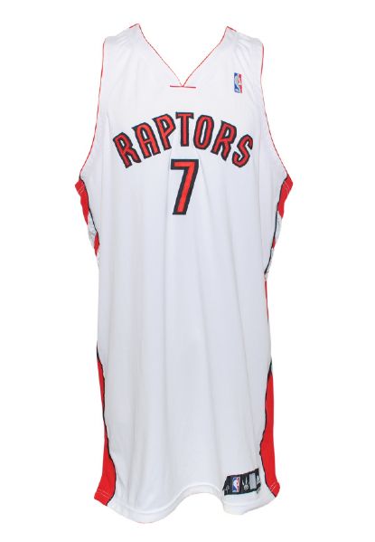 2006-07 Andrea Bargnani Toronto Raptors Game-Used Home Jersey