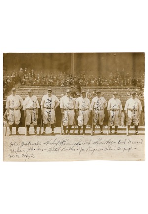 1927 New York Yankees "Murderers Row" Team-Signed Photo with Ruth & Gehrig (Full JSA • Championship Season)