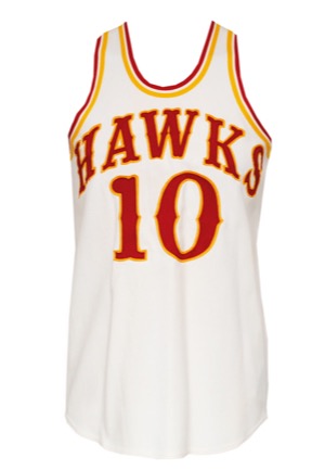 Steve Hawes Atlanta Hawks Game-Used Jerseys – Circa 1977 Home, 1977-78 Road, Circa 1981 Home (3)