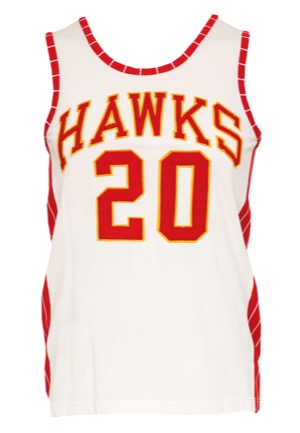 1973-74 Steve Bracey Atlanta Hawks Game-Used Home Jersey