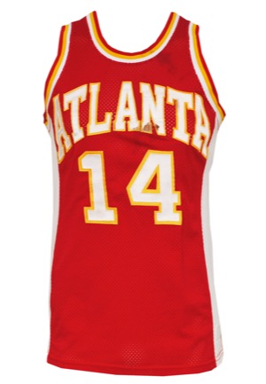 Circa 1978 Rookie Era Charlie Criss Atlanta Hawks Game-Used Road Jersey