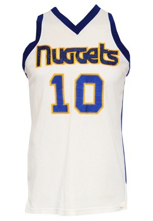 1978-79 John Kuester Denver Nuggets Game-Used Home Jersey