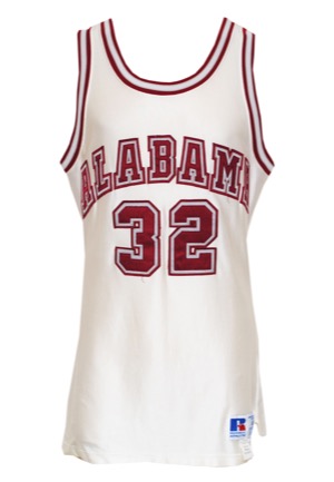 Early 1980s Buck Johnson University of Alabama Crimson Tide Game-Used Home Jersey