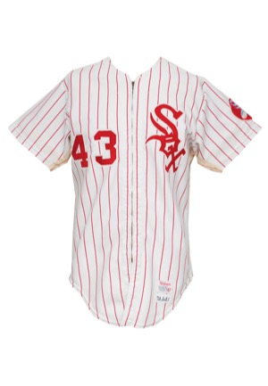 1972 Dave Lemonds Chicago White Sox Game-Used Home Jersey 