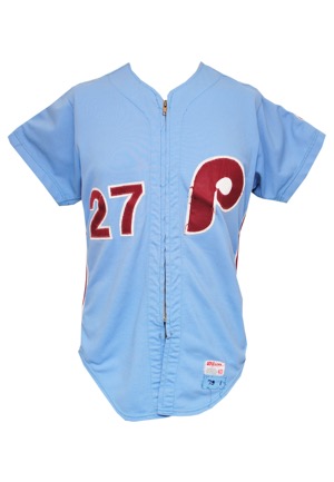 1979 Lonnie Smith Rookie Philadelphia Phillies Game-Used Road Jersey