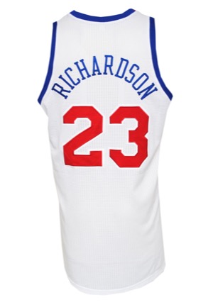 12/10/2012 Jason Richardson Philadelphia 76ers Game-Used Home Jersey (NBA LOA • Built-In Mic Pocket)