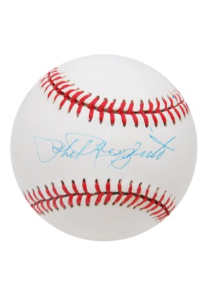 Phil Rizzuto Single Signed Baseball (JSA)
