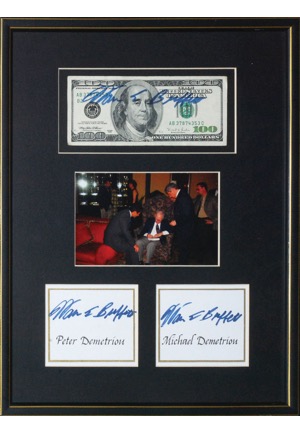 Warren Buffett Autographed Hundred Dollar Bills (2)(JSA)
