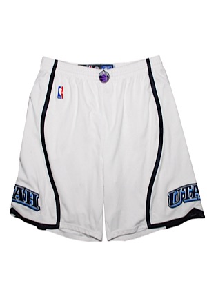 2005-06 Utah Jazz Game-Used Shorts Attributed to Kris Humphries