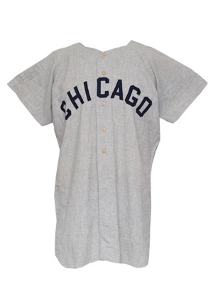1963 Eddie Fisher Chicago White Sox Game-Used Road Flannel Jersey