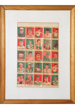 Framed MLB Vintage Stamps