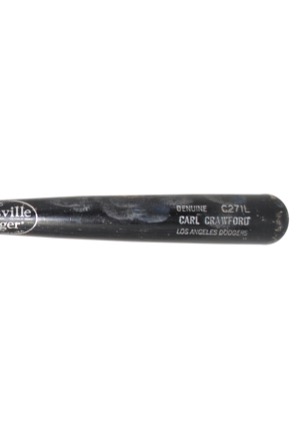 Carl Crawford Los Angeles Dodgers Game-Used Bat (PSA/DNA)