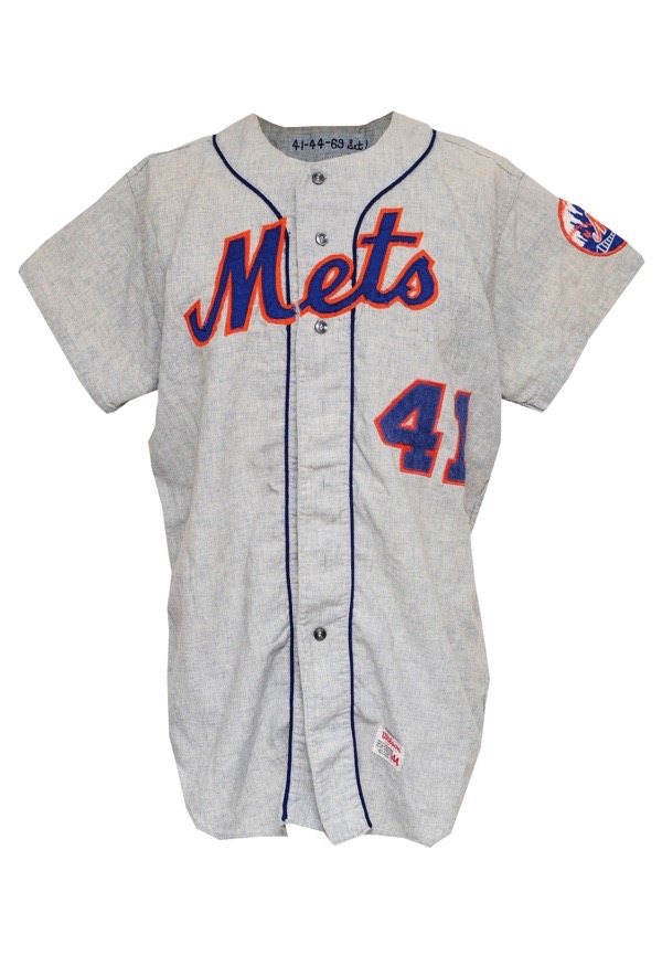 Tom Seaver Signed Mitchell & Ness Authentic Mets Jersey 1969 WS