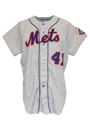 1969 Tom Seaver New York Mets Game-Used Road Flannel Jersey (25-Wins • Cy Young & Championship Season • Exceedingly Rare)