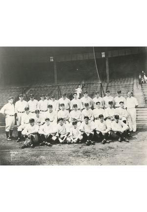 1930 New York Yankees Team Photo Printed from Original Negative