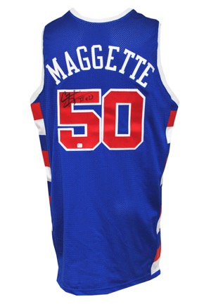 2006 Corey Maggette Los Angeles Clippers NBA Europe Live Tour Game-Used & Autographed Road Jersey