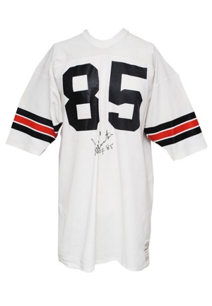 Mid 1970s Isaac Curtis Cincinnati Bengals Game-Used & Autographed Road Jersey (JSA) 