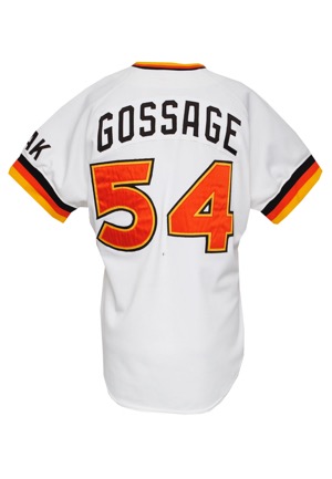 1984 Goose Gossage San Diego Padres Game-Used Home Jersey