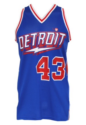 1978-78 Earl Tatum / 1980-81 Tony Fuller Detroit Pistons Game-Used Road Jersey