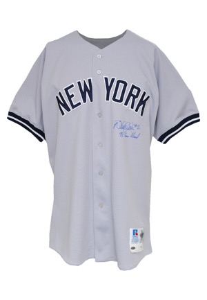 1998 Derek Jeter New York Yankees Game-Used & Autographed Road Uniform (2)(Full JSA • Steiner • Championship Season • Rare Early Career Example)