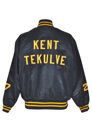 1974-75 Kent Tekulve Rookie Era Pittsburgh Pirates Worn Dugout Jacket (Tekulve LOAs)