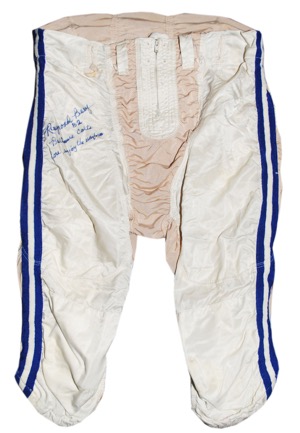 Circa 1960 Baltimore Colts Game-Used & Autographed Pants Attributed to Ray Berry (JSA)