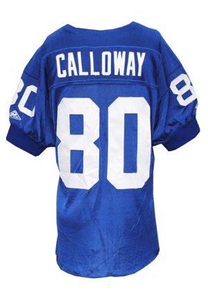 1994 Chris Calloway New York Giants Game-Used Home Jersey