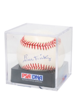 Encapsulated Bill Dickey Single-Signed Baseball (PSA/DNA Autograph Grade 9 • JSA)