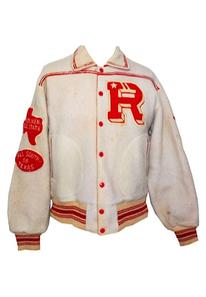 Mid 1950s Willie Jones Robstown High School Lettermans Jacket (Jones LOA)