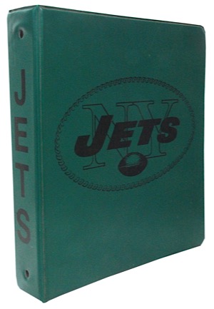 1975-76 Lou Piccone New York Jets Personal Playbook