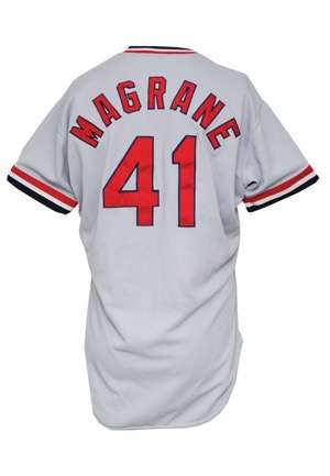 1987 Joe Magrane St. Louis Cardinals Game-Used Road Jersey