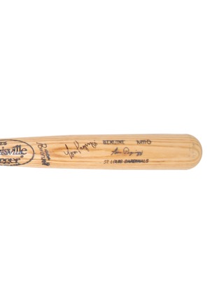 Tom Pagnozzi St. Louis Cardinals Game-Used & Autographed Bat (JSA • PSA/DNA)