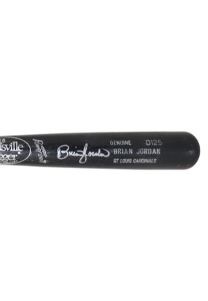 Brian Jordan St. Louis Cardinals Game-Used & Autographed Bat (JSA • PSA/DNA)