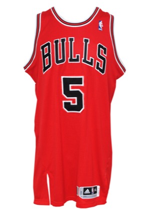 2013-14 Carlos Boozer Chicago Bulls Game-Used Road Jersey (Bulls Charity LOA)