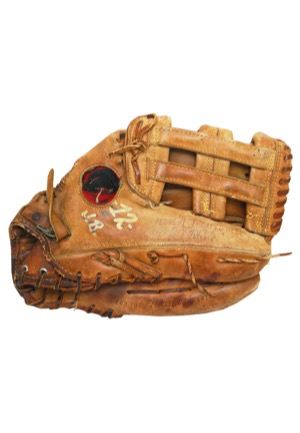 Juan Beniquez Game-Used & Autographed Glove (JSA • Esken LOA)