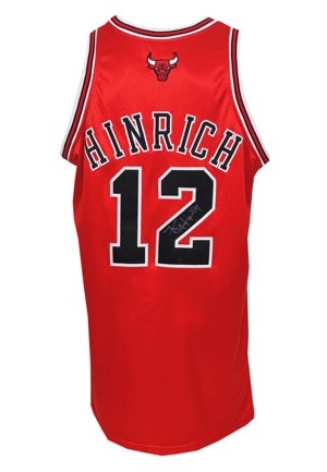 2004-2005 Kirk Hinrich Chicago Bulls Game-Used & Autographed Road Jersey (JSA • Bulls LOA)
