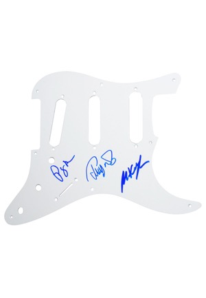 Phish Band-Signed Fender Stratocaster Pickguard with Trey Anastasio, Page McConnell & Mike Gordon (JSA)