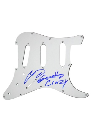 Chris Daughtry Signed Fender Stratocaster Pickguard with "Something Crazy" Inscription  (JSA)