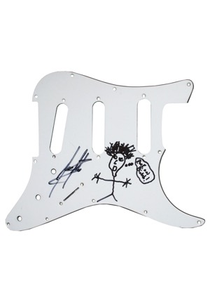 Scott Stapp Of "Creed" Signed Fender Stratocaster Pickguard with Doodle (JSA)
