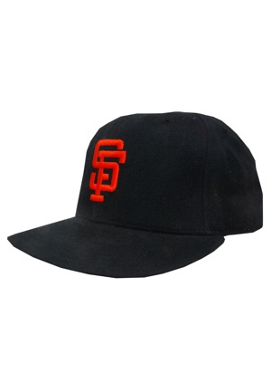 Circa 2001 San Francisco Giants Game-Used Cap Attributed to Barry Bonds 