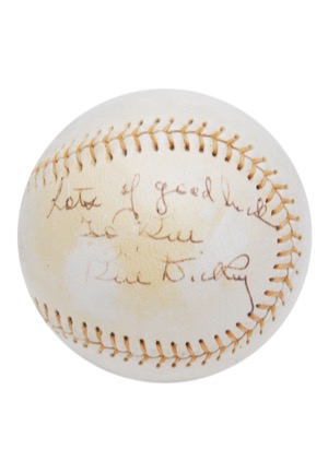 Bill Dickey Single-Signed Baseball (JSA)