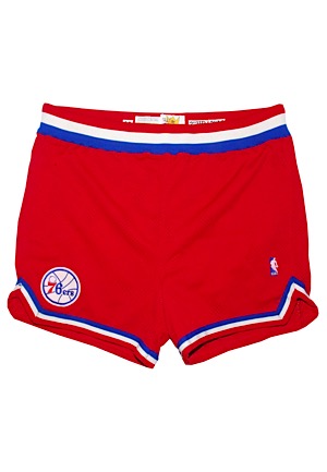 Philadelphia 76ers Warm-Up Pants (2 Pair) & Shorts Attributed to Charles Barkley (3)