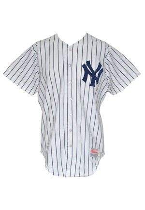 1987 Dan Pasqua New York Yankees Game-Used Home Jersey