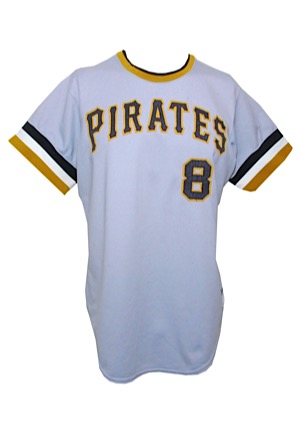 1975 Willie Stargell Pittsburgh Pirates Game-Used Road Uniform (2)(Rare • Apparent Photomatch)