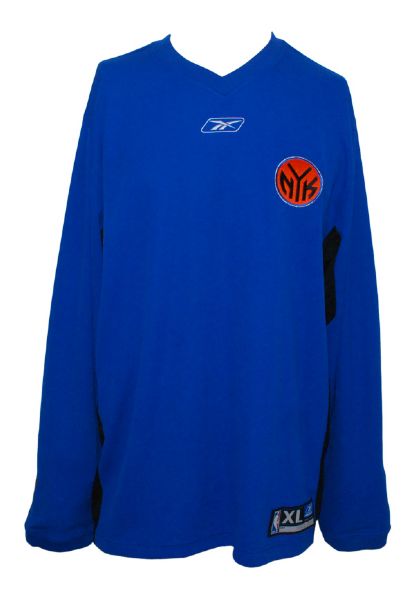 New York Knicks Worn Shooting Shirt